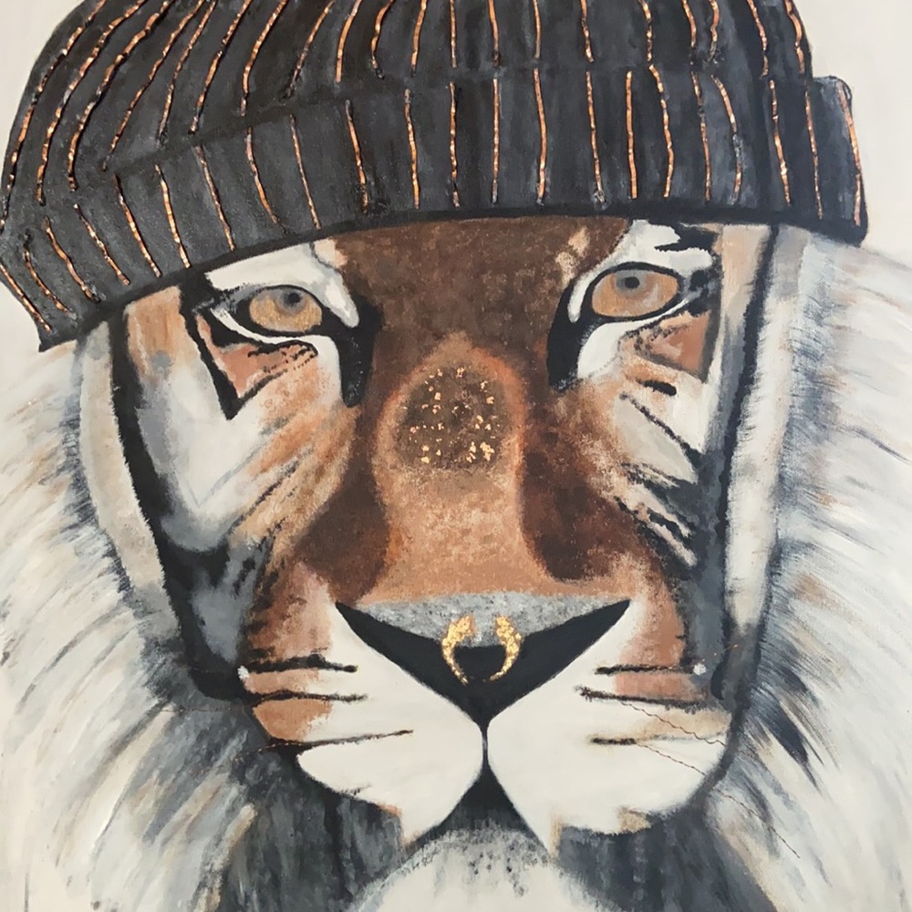 SOLD! 😻 Original Painting-Winston - Picture 2 of 13